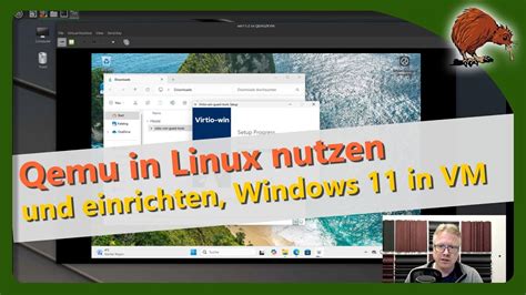 Windows In Linux Einrichten Mit Qemu Alternative Zu Virtualbox Youtube