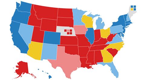 2020 Electoral Map Ratings Trump Slides Biden Advantage Expands Over