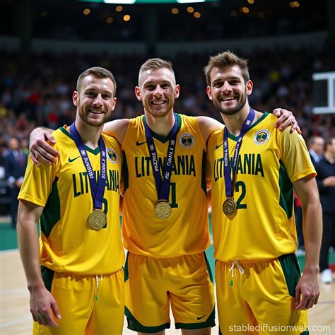 lithuania national basketball team won the 2025 european championship ...