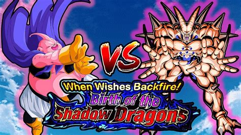 Dokkan Battle Int Majin Buu Good Team Vs Omega Shenron Birth Of The