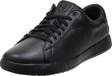 Cole Haan Men's GrandPro Tennis Shoes, Black Leather, 9.5 M US : Amazon ...