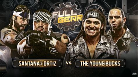 AEW Full Gear Results: Santana & Ortiz vs. The Young Bucks Wrestling News - WWE News, AEW News ...