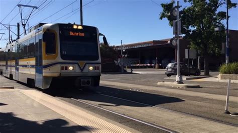 Sacramento Regional Transit Light Rail Trains July 5 2016 Youtube