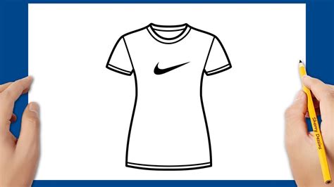 Comment dessiner un t shirt nike Dessin facile à faire YouTube