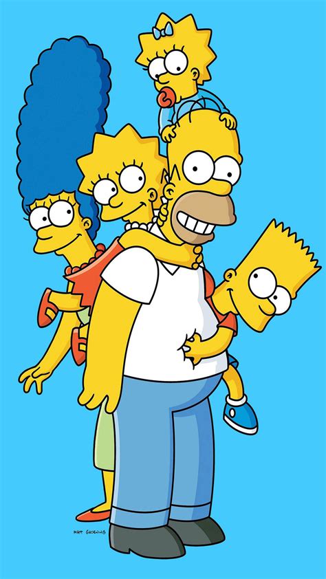 The Simpson family Wallpaper for iPhone 11, Pro Max, X, 8, 7, 6 - Free ...