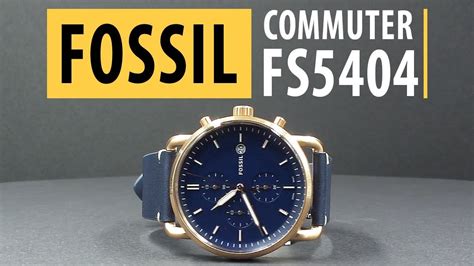 Fossil Commuter F Rfi Kar Ra Fs Youtube