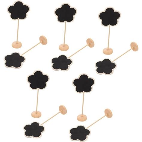 Pi Ces Petit Tableau Noir Insert Bois Tableau De Table Signe Mini