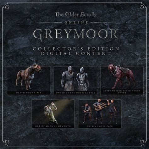 The Elder Scrolls Online Greymoor Collector S Ed Content Deku Deals