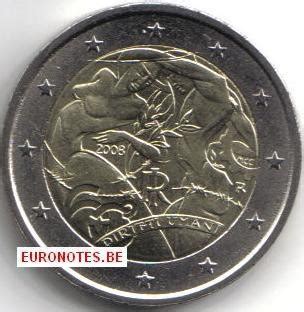 Italie 2008 2 Euro Droits De LHomme UNC LaMonnaieDeLaPiece