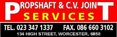 Propshaft And Cv Joint Services For Sale In Worcester Western Cape