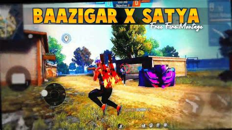 Baazigar X Satya Divine Free Fire Montage Ll Free Fire Song Status Ll