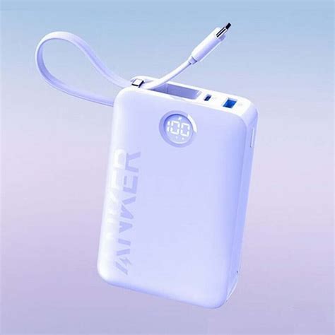 Внешний аккумулятор (Power Bank) Anker Built-in USB-C Cable 20000mAh 22 ...