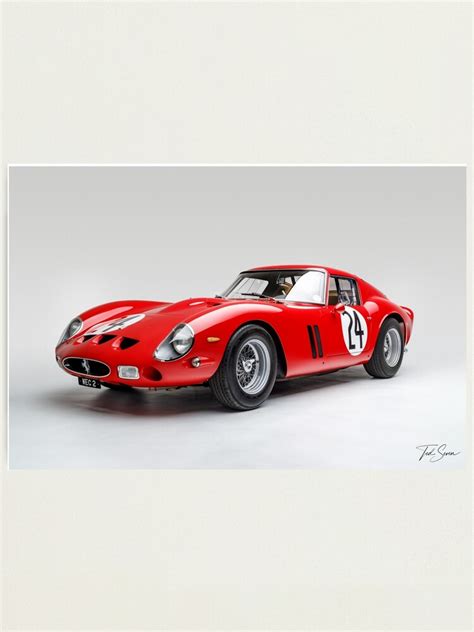 1963 Ferrari 250 GTO Photographic Print For Sale By TedSeven Redbubble