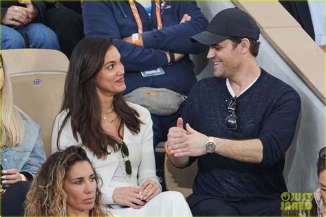 Paul Wesley Spotted on French Open Tennis Dates with Girlfriend Natalie