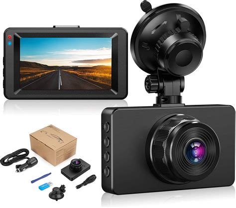 Dash Cam Car Dashboard Camera Full Hd P Screen Degree Wide