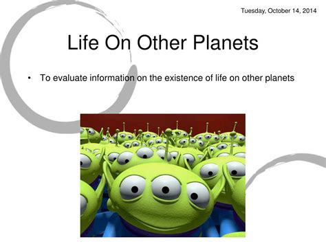 PPT - Life On Other Planets PowerPoint Presentation, free download - ID ...