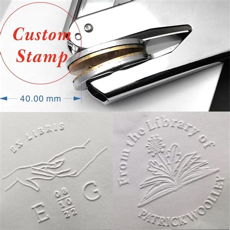 Embosser Stamp Library Custom Embosser Stamp Stamp Custom Library