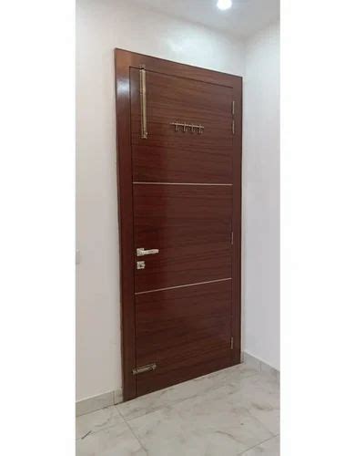 Interior Teak Wood Door For Apartment Height 84 Inch At Best Price