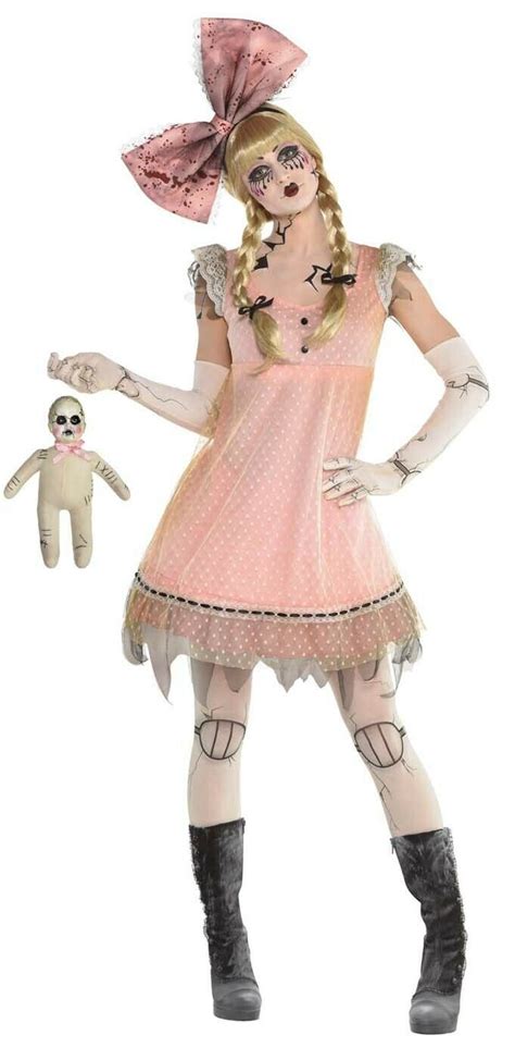 Creepy Doll Womens Adult Possessed Toy Halloween Costume Dress For Sale Online Ebay Doll