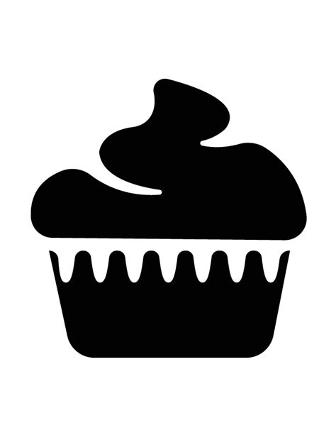 Cupcake Silhouette Clipart Free Download On Clipartmag