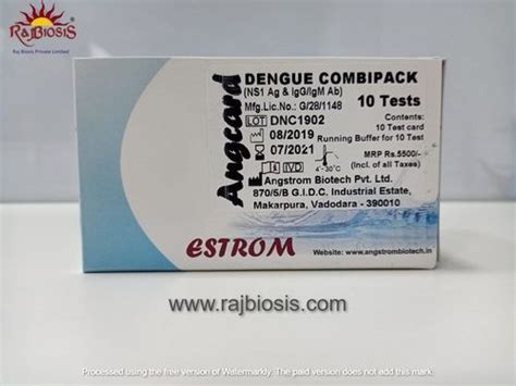 Angstrom Dengue Combo Rapid Test Kit At Best Price In Jaipur Raj