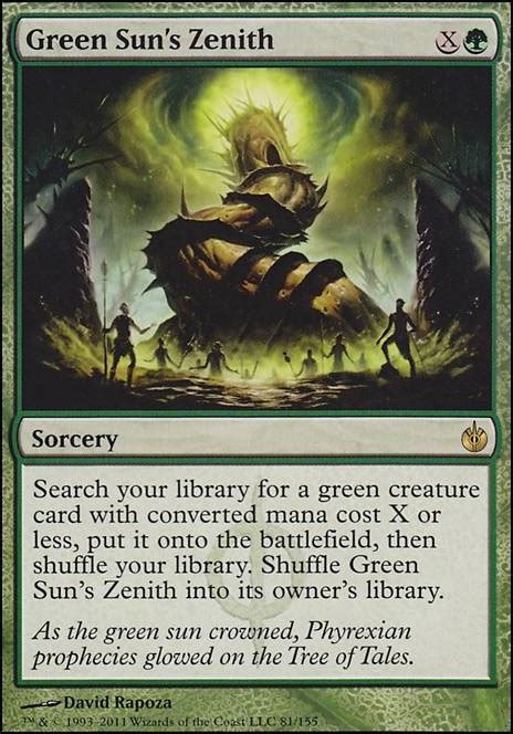 Commander Staples Mono Green Commander Edh Mtg Deck