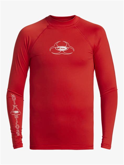 Saturn Surf Tee Manches Longues Upf Pour Gar On Ans Quiksilver