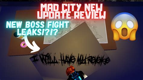 New Boss Fight Hints Leaked Mad City Gamemode Update Review Mad