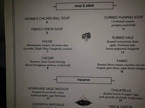 Menu at Hamilton Inn restaurant, Hamilton, E Lake Rd