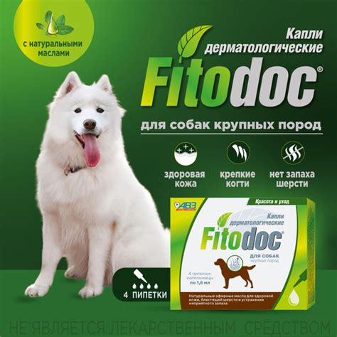 FITODOC капли дерматологические для крупных пород собак - средство ...