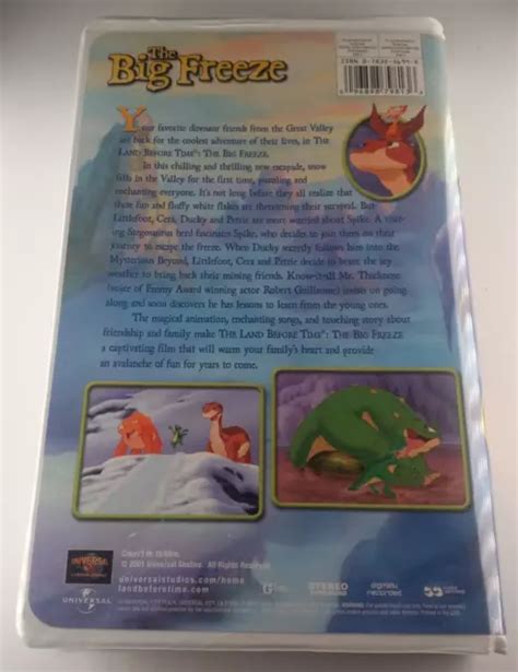 THE LAND BEFORE Time VIII The Big Freeze VHS 2001 TESTED 3 11