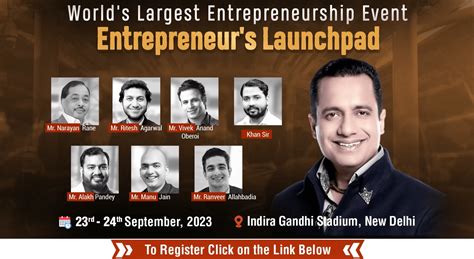 Entrepreneur Launchpad Event Indias Premier 2 Day Entrepreneurship Event