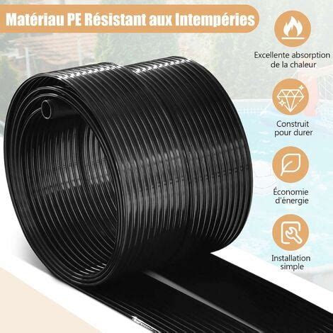 Costway Chauffage Solaire Pour Piscines Panneaux Collecteurs Solaires