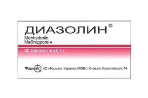 Diazolin tabs, Диазолин таблетки 0,1 Г №20, – TRADITIONAL CARE