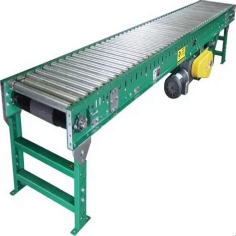 Stainless Steel Roller Conveyor Material Handling Capacity 200 Kg Ft