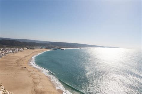 Premium Photo | Nazare sea and beach view