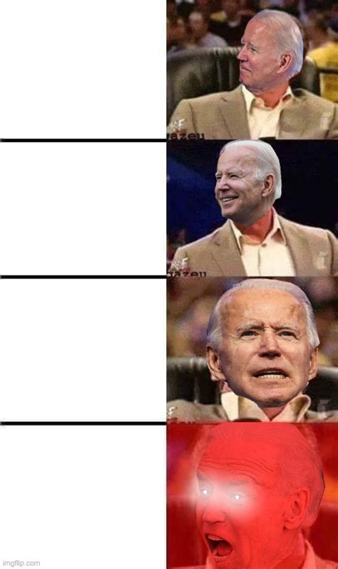 Bluemaga Biden Vince Mcmahon Substitute Wglowing Eyes Blank Template