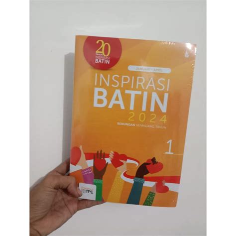 Jual INSPIRASI BATIN 2024 JILID 1 Shopee Indonesia