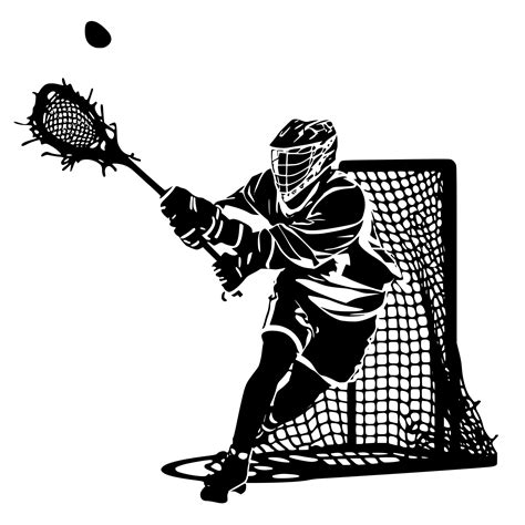 Lacrosse Goalie SVG File: Instant Download for Cricut, Silhouette and ...