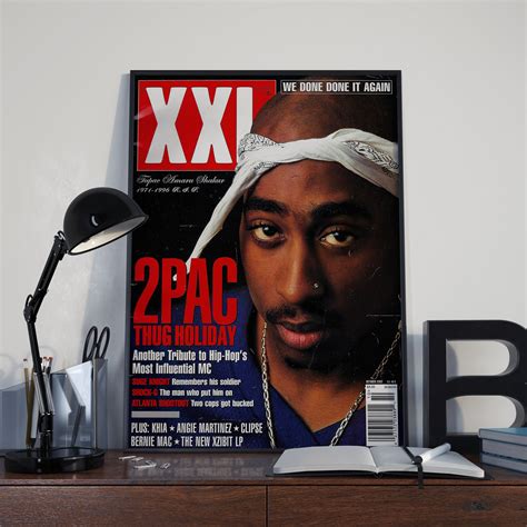 Tupac 2002 Poster Rap Poster Magazine Cover Poster Artist Poster Room