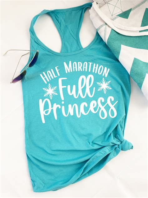 Half Marathon Full Princess® Princess Women S Tank Top Princess Running Shirt Run Tank Top