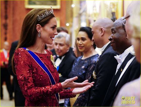 Kate Middleton Wears Rare Tiara To Diplomatic Corps Reception In London