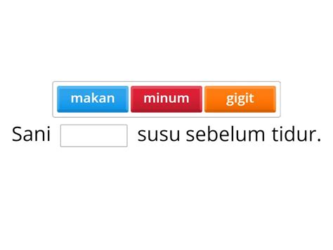 Isi Tempat Kosong Dengan Jawapan Yang Betul Complete The Sentence