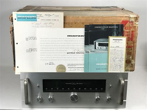 Marantz 10B FM Stereo Tuner W Box Paperwork Reverb UK