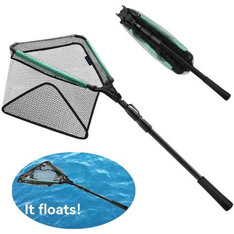 San Like 43inch Folded Fishing Net With Telescopic Handle Durable