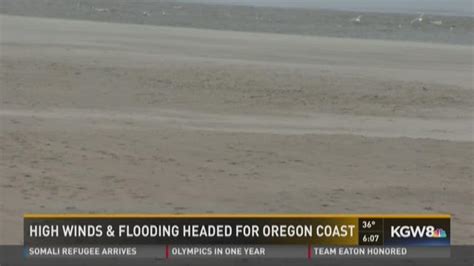 Oregon Coast Bracing For Another Round Of High Winds Flooding