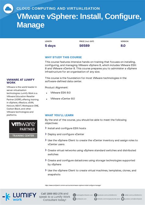 Vmware Vsphere Install Configure Manage V8 4