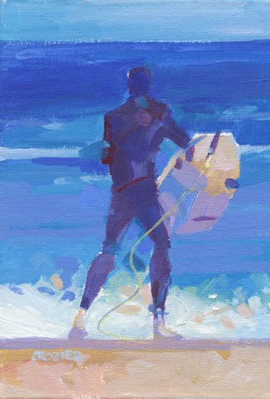 Standing Surfer By Kevin Crozier