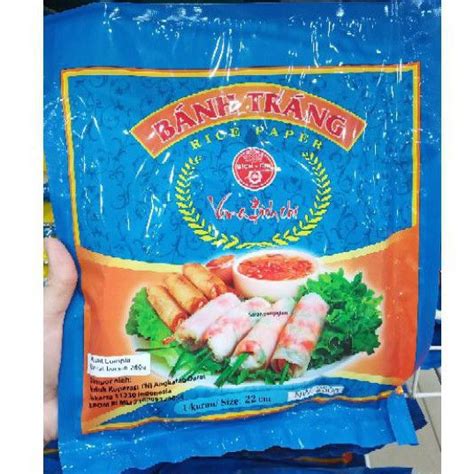 Jual Banh Trang Rice Paper Vietnam Spring Roll 22cm 400gr Kulit