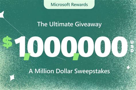 Microsoft Rewards Want You To Win 1M In The Latest Sweepstakes Giveaway